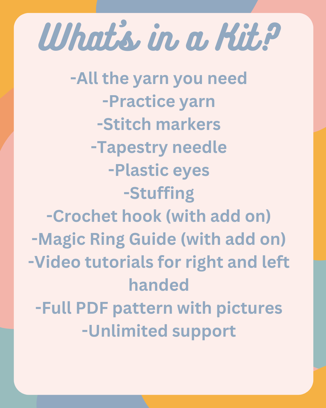 Sea Turtle Crochet Kit