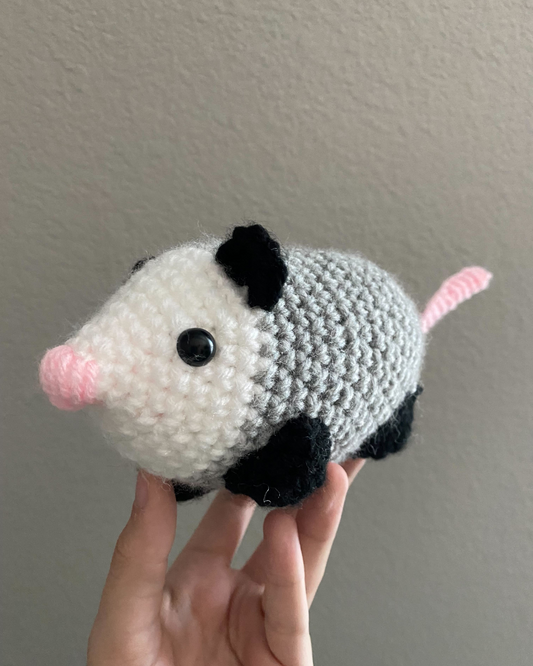 Opossum Possum Crochet Pattern