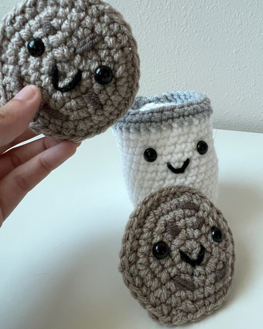 Milk and Cookies Crochet Pattern