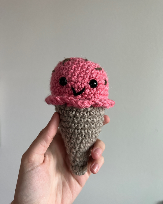 Ice Cream Cone Crochet Kit