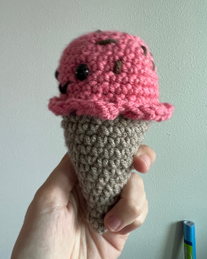 Ice Cream Cone Crochet Kit