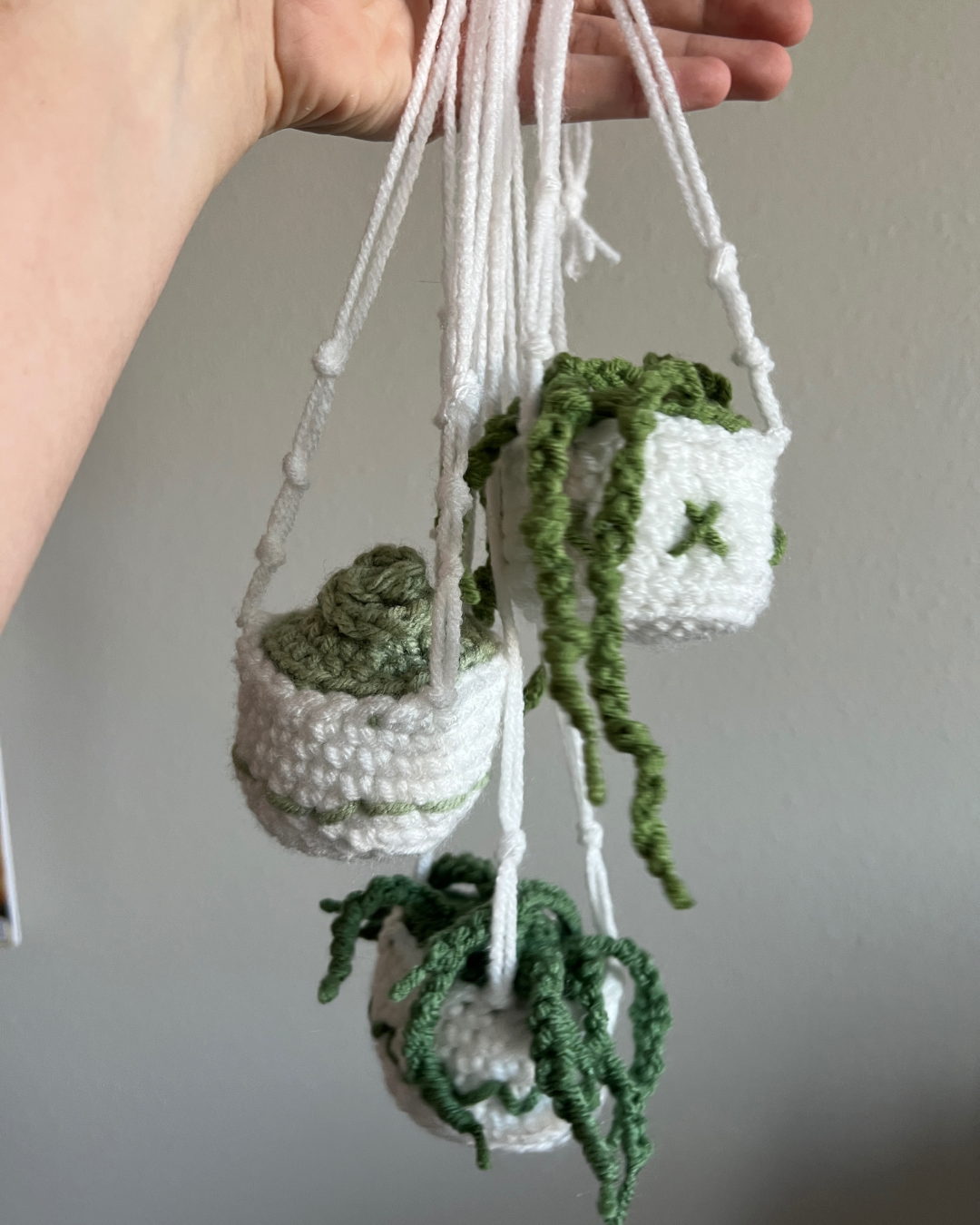 Hanging Plant Trio Crochet Kit